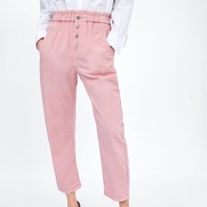 New Zara Paperbag Pants